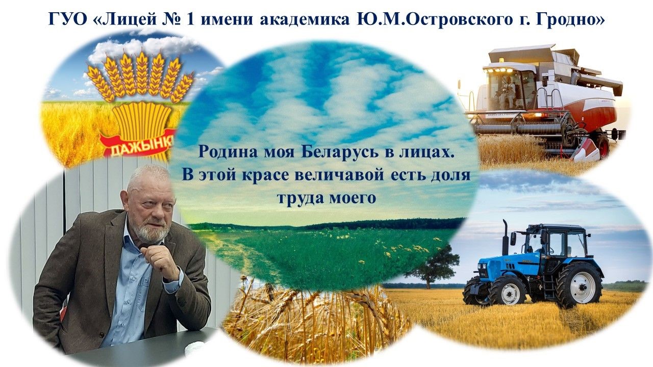 Интерактивный плакат «Родина моя Беларусь в лицах. В этой красе величавой есть доля труда моего»